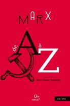 Couverture du livre « Marx de A à Z » de Jean-Numa Ducange aux éditions Que Sais-je ?