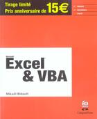 Couverture du livre « Excel et vba » de Mikael Bidault aux éditions Pearson