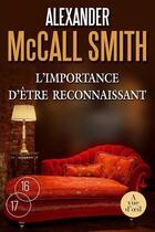 Couverture du livre « L'importance d'être reconnaissant » de Alexander Mccall Smith aux éditions A Vue D'oeil