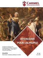 Couverture du livre « Interceder pour un peuple (167) » de Revue Du Carmel aux éditions Carmel