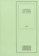 Couverture du livre « Cordelia Des Nuees » de Pascal Riou aux éditions Cheyne