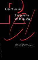 Couverture du livre « Les prisons de la misère » de Loic Wacquant aux éditions Raisons D'agir