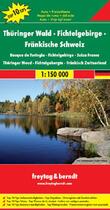 Couverture du livre « Thuringian forest-fichtelgebirge franconian switze » de  aux éditions Freytag Und Berndt