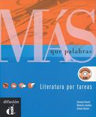 Couverture du livre « Mas que palabras libro + cd » de Benetti G aux éditions La Maison Des Langues