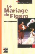 Couverture du livre « Le mariage de Figaro » de Pierre-Augustin Caron De Beaumarchais aux éditions Bordas