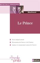 Couverture du livre « Int phil 10 le prince » de Dupouey/Balibar aux éditions Nathan