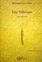 Couverture du livre « Etty hillesum ; une lecture juive » de Monique Lise Cohen aux éditions L'harmattan