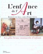 Couverture du livre « Enfance de l'art (l') » de De Ayala/Gueno aux éditions La Martiniere