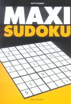 Couverture du livre « Maxi sudoku » de Patty Palomba aux éditions De Vecchi