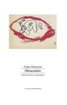 Couverture du livre « Obstaculaire » de Cedric Demangeot et Ena Lindenbaur aux éditions Atelier Contemporain