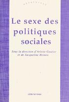 Couverture du livre « Le sexe des politiques sociales » de  aux éditions Indigo Cote Femmes