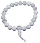 Couverture du livre « Bracelet mala tibetain - howlite blanche » de  aux éditions Dg-exodif