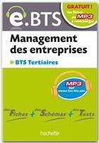 Couverture du livre « E.BTS, management des entreprises » de J.B. Ducrou aux éditions Hachette Education