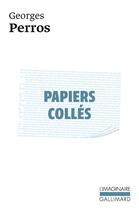 Couverture du livre « Papiers collés » de Georges Perros aux éditions Gallimard