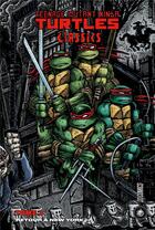 Couverture du livre « Les Tortues Ninja - TMNT classics Tome 3 : retour à New York » de Kevin Eastman et Peter Laird aux éditions Hicomics