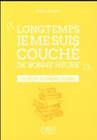 Couverture du livre « « longtemps, je me suis couché de bonne heure » 150 incipits de romans célèbres » de Helene Drouard aux éditions First