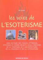 Couverture du livre « Voies de l'esoterisme (les) » de Centini aux éditions De Vecchi