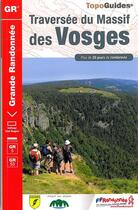 Couverture du livre « Traversée du massif des Vosges (édition 2015) » de  aux éditions Ffrp