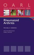 Couverture du livre « Rheumatoid Arthritis » de Weisman Michael H aux éditions Oxford University Press Usa