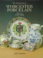 Couverture du livre « Worcester porcelain » de John Sandon aux éditions Acc Art Books