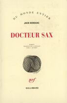 Couverture du livre « Docteur Sax » de Jack Kerouac aux éditions Gallimard