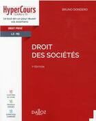 Couverture du livre « Droit des sociétés » de Bruno Dondero aux éditions Dalloz