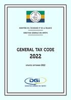 Couverture du livre « Gabon - General tax code 2022 » de Droit Afrique aux éditions Droit-afrique.com