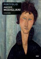 Couverture du livre « Portfolio Amedeo Modigliani ; 9 peintures » de  aux éditions Scala