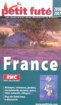 Couverture du livre « FRANCE TOURISME (edition 2006-2007) » de Collectif Petit Fute aux éditions Le Petit Fute