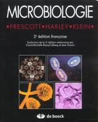 Couverture du livre « Microbiologie » de Prescott aux éditions De Boeck