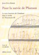 Couverture du livre « Pour la survie du pharaon » de Aude Gros De Beler et Barre Jean-Yves aux éditions Errance