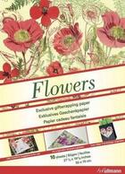 Couverture du livre « Flowers ; papier cadeau fantaisie » de  aux éditions Ullmann