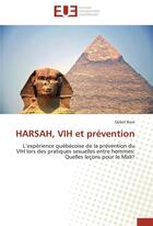 Couverture du livre « Harsah, vih et prevention » de Bore-D aux éditions Editions Universitaires Europeennes