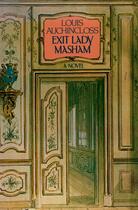 Couverture du livre « Exit Lady Masham » de Louis Auchincloss aux éditions Houghton Mifflin Harcourt