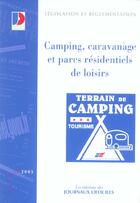 Couverture du livre « Camping, caravanage et parcs residentiels de loisirs » de  aux éditions Documentation Francaise