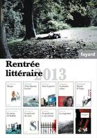 Couverture du livre « Booklet Rentrée littéraire Fayard 2013 » de  aux éditions Fayard