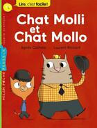 Couverture du livre « Chat Molli et chat Mollo » de Laurent Richard et Agnes Cathala aux éditions Milan