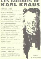 Couverture du livre « Les guerres de Karl Kraus » de  aux éditions Agone
