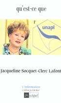 Couverture du livre « Qu'est-ce que l'unapl » de Socquet-Clerc Lafont aux éditions Archipel