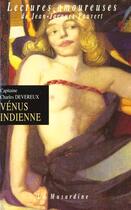 Couverture du livre « Venus indienne » de Charles Devereux aux éditions La Musardine