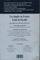 Couverture du livre « Impots en france 2000-2001 ; traite de fiscalite » de Jean-Yves Mercier et Bernard Plagnet aux éditions Lefebvre