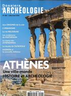 Couverture du livre « Dossier d'archeologie n 400 athenes - juillet/aout 2020 » de  aux éditions Faton Revue