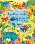 Couverture du livre « Les dinosaures : le grand livre des labyrinthes » de Sam Smith et Susanna Rumiz et Valeria Danilova aux éditions Usborne