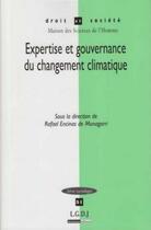 Couverture du livre « Expertise et gouvernance du changement climatique » de Colson R. D M E. aux éditions Lgdj