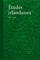 Couverture du livre « Etudes irlandaises, n 46.2/2021 » de Auteurs Divers aux éditions Pu De Caen