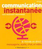 Couverture du livre « Communication Instantanee Microsoft Messenger » de Virga aux éditions Marabout