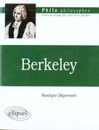 Couverture du livre « Berkeley » de Roselyne Degremont aux éditions Ellipses