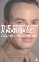 Couverture du livre « The Story of a Marriage » de Andrew Sean Greer aux éditions Faber Et Faber