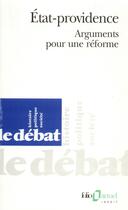 Couverture du livre « Etat-Providence : arguments pour une réforme » de  aux éditions Folio