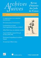 Couverture du livre « Archives juives, vol. 55, n.2, 2022 » de  aux éditions Puf